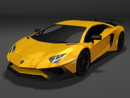 light yellow car wallpaper 4k