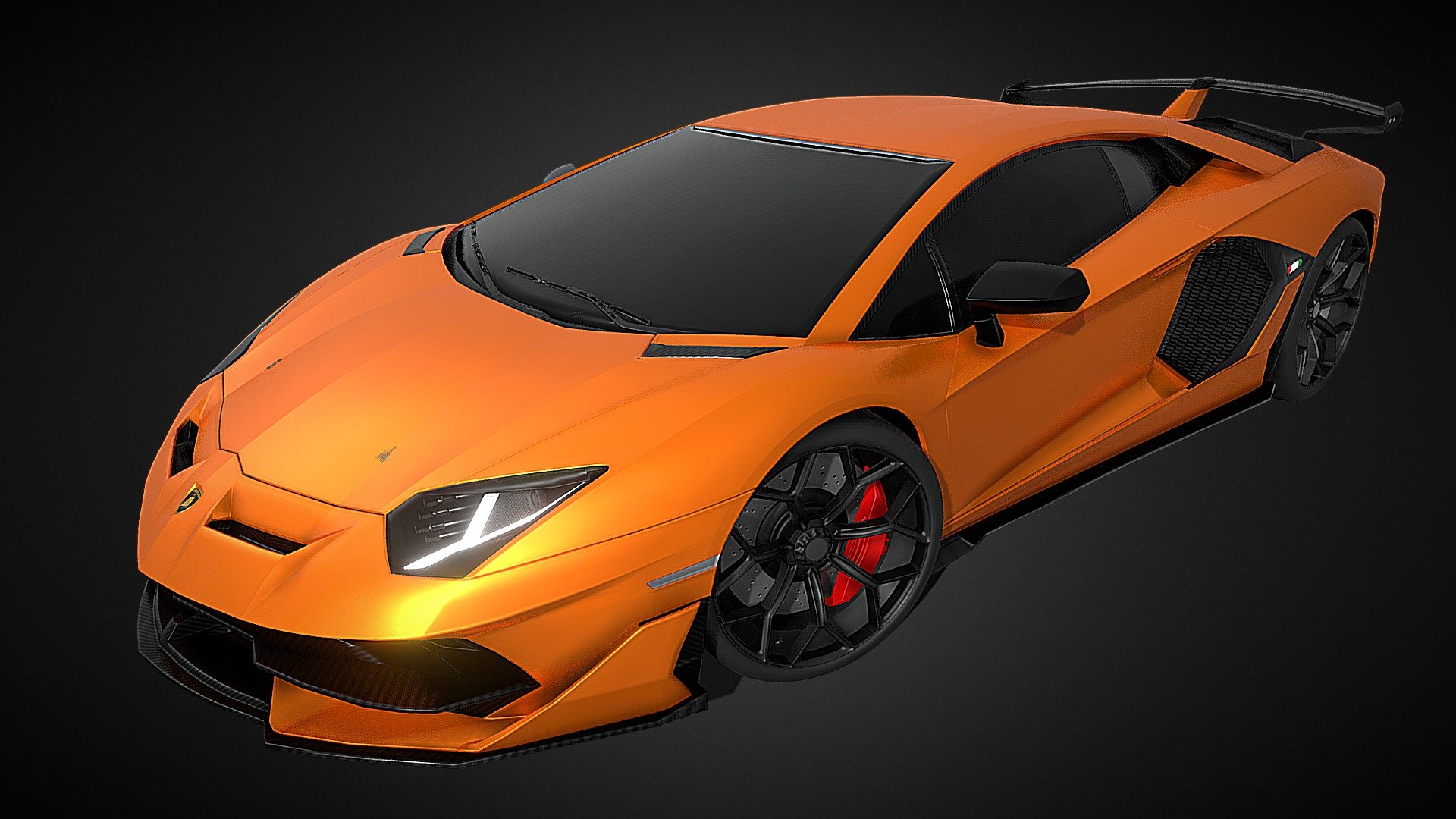 orange car wallpaper hd quality